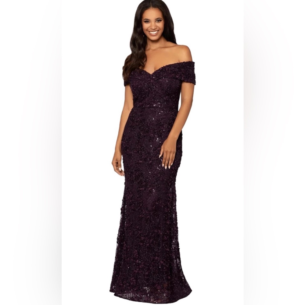 "Jill" Off The Shoulder Long Lace Dress